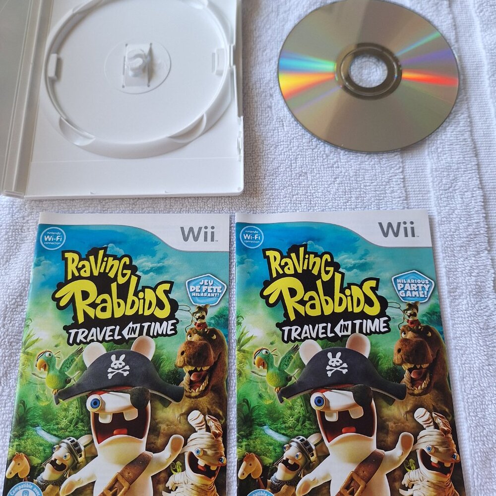 Wii Raving Rabbids Nintendo Lot - Picture 5 of 5